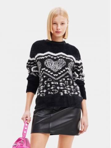Desigual Светр 23WWJF56 Чорний Regular Fit Desigual Светр 23WWJF56 Чорний Regular Fit