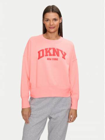 DKNY Sport Світшот DP4T9944 Рожевий Loose Fit DKNY Sport Світшот DP4T9944 Рожевий Loose Fit