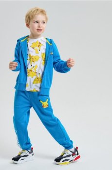 Бавовняні футболки з принтом Pokemon - різнобарвний