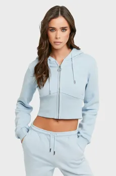 Женское голубое худи Голубой M Tally Weijl SSWCOCORA3