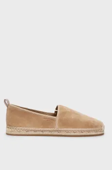 Мужские бежевые замшевые эспадрильи OWEN ESPADRILLE Бежевый 45 Michael Kors 42S4OWFP1S