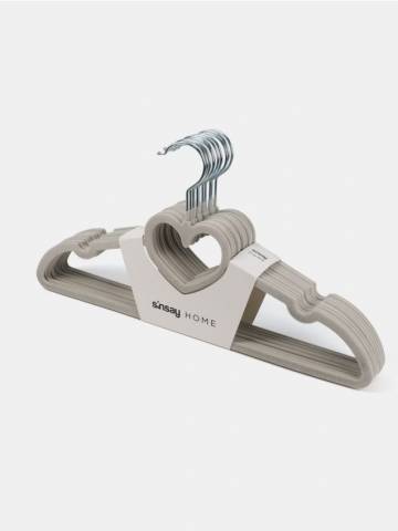 Вішалки, 10 шт. - сірий