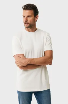 Мужская белая футболка Premium t-shirt regular fit Белый S Mexx MF007801251M