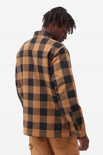 Куртка Dickies Kurtka Dickies Sherpa Lined DK0A4XGRBD0 мужская цвет коричневый переходная DK0A4XGRBD0-brown Куртка Dickies Kurtka Dickies Sherpa Lined DK0A4XGRBD0 мужская цвет коричневый переходная DK0A4XGRBD0-brown