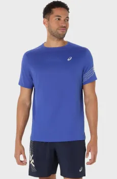 Мужская синяя футболка Синий L Asics 2011D239-402