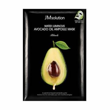 Питательная тканевая маска для лица JMsolution Water Luminous Avocado Oil Ampoule Mask Black, 35 мл Питательная тканевая маска для лица JMsolution Water Luminous Avocado Oil Ampoule Mask Black, 35 мл