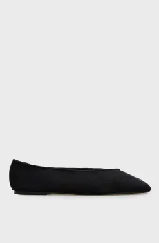 Женские черные балетки SQUARE BALLERINA Черный 37 Calvin Klein HW0HW02937