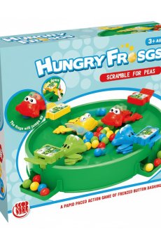 Настольная игра HAIZHOU Накорми лягушонка, от 3 лет, 31.5*30.5*7.2 см (25ANI020)