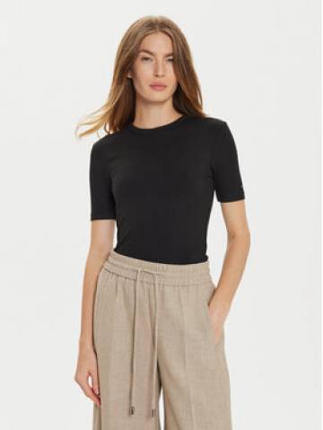 Tommy Hilfiger Футболка WW0WW43918 Чорний Slim Fit