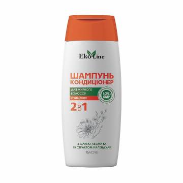 Шампунь Acme Color Эколиния Очищение, для жирных волос, с маслом льна и экстрактом календулы, 400 мл Шампунь Acme Color Эколиния Очищение, для жирных волос, с маслом льна и экстрактом календулы, 400 мл