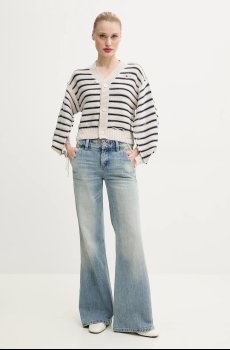 Хлопковый кардиган MM6 Maison Margiela