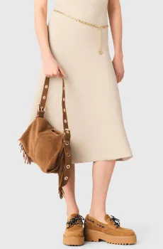 Женское бежевое платье Бежевый 34 MAJE MFPRO04541_Beige