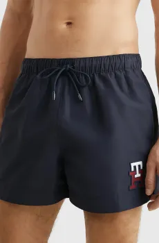 Мужские темно-синие плавательные шорты SF Синий S Tommy Hilfiger UM0UM02733
