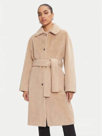 PINKO Демісезонний плащ 103836 A1ZN Бежевий Regular Fit PINKO Демісезонний плащ 103836 A1ZN Бежевий Regular Fit