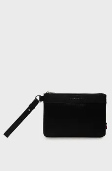 Мужская черная борсетта POUCH Черный ONESIZE Tommy Hilfiger AM0AM13804