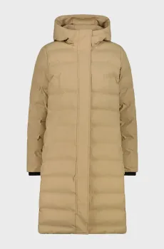 Женская бежевая куртка FIX HOOD FEEL WARM Бежевый 38 CMP 35K3676-P405