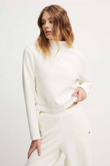 Кофта Guess OLYMPE женская цвет бежевый однотонная V4YQ05 KCAY2