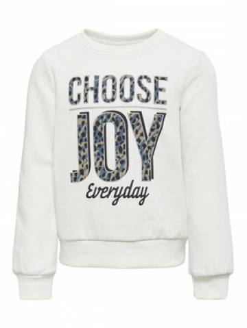 Kids ONLY Світшот Lena 15271439 Бежевий Regular Fit Kids ONLY Світшот Lena 15271439 Бежевий Regular Fit