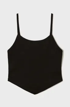 Женский черный топ Черный XXS Tally Weijl SSLCOMARV2