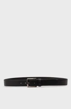 Мужской черный кожаный ремень DENTON Черный 110 Tommy Hilfiger AM0AM13767