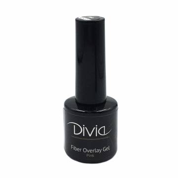 Файбер база для гель-лака Divia Fiber Overlay Gel Di1004, с армирующими волокнами, FO02 Pink, 8 мл Файбер база для гель-лака Divia Fiber Overlay Gel Di1004, с армирующими волокнами, FO02 Pink, 8 мл