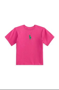 Детская хлопковая футболка Polo Ralph Lauren