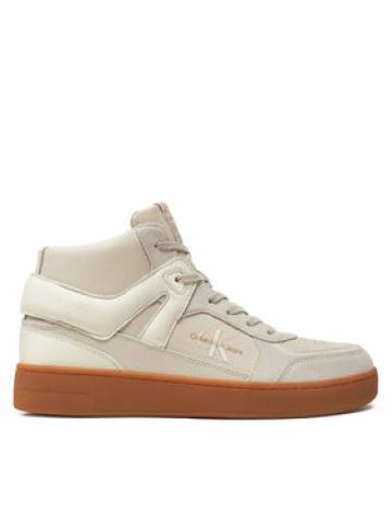 Calvin Klein Jeans Снікерcи Basket Cup Mid Laceup Lth Ml Mtr YM0YM00995 Écru Calvin Klein Jeans Снікерcи Basket Cup Mid Laceup Lth Ml Mtr YM0YM00995 Écru