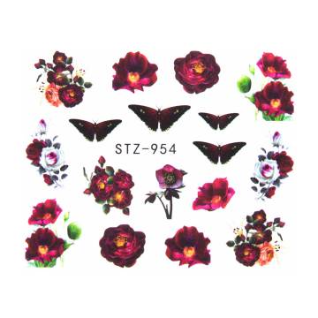 Водные наклейки для ногтей Vizavi Professional STZ (STZ-954) Водные наклейки для ногтей Vizavi Professional STZ (STZ-954)