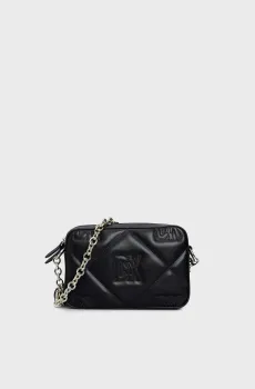 Женская черная кожаная сумка CROSSTOWN CAMERA BAG Черный ONESIZE DKNY R33EKY48