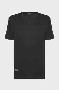 Мужская черная футболка Черный XL Replay M3120 .000.M23608P