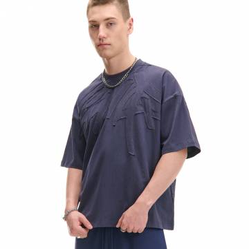 Cropp - Футболка з аплікацією - антрацитовий Cropp - Футболка з аплікацією - антрацитовий