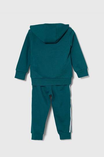 Детский спортивный костюм adidas Originals HOODIE SET цвет зелёный IX5166 Детский спортивный костюм adidas Originals HOODIE SET цвет зелёный IX5166