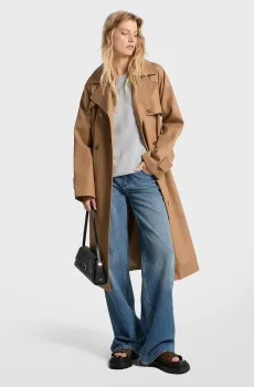 Женский бежевый  тренч Бежевый S Michael Kors MR520FLDTY