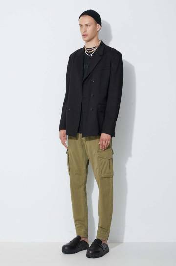 Брюки Alpha Industries Cotton Twill Jogger мужские цвет зелёный со шнуровкой 116202.11 Брюки Alpha Industries Cotton Twill Jogger мужские цвет зелёный со шнуровкой 116202.11