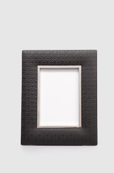 Темно-коричневая кожаная фоторамка