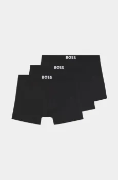 Мужские чёрные боксеры Черный XL BOSS 13541