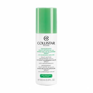 Дезодорант-спрей без солей алюминия Collistar Multi-Active Deodorant 24 Hours, 100 мл Дезодорант-спрей без солей алюминия Collistar Multi-Active Deodorant 24 Hours, 100 мл