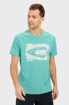Мужская бирюзовая футболка Бирюзовый L Camel Active 409700-5T02-71