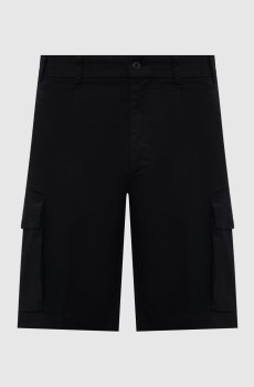 Черные шорты-карго