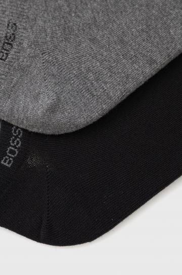 Носки BOSS (2-pack) мужские цвет серый Носки BOSS (2-pack) мужские цвет серый
