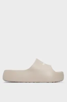 Женские бежевые слайдеры TJW CHUNKY FLATFORM SLIDE Бежевый 41-42 Tommy Jeans EN0EN02454