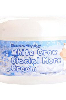 Воздушный крем для лица Elizavecca Milky Piggy White Crow Glacial More Сream осветляющий, 100 мл