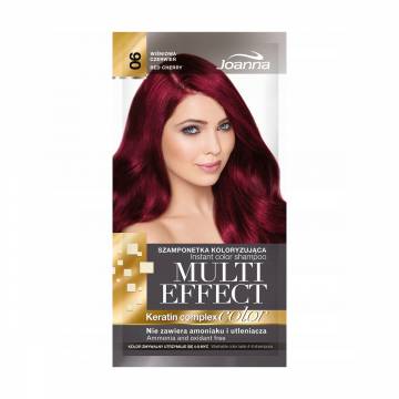 Оттеночный шампунь для волос Joanna Multi Effect Color Keratin Complex 06 Red Cherry, 35 г Оттеночный шампунь для волос Joanna Multi Effect Color Keratin Complex 06 Red Cherry, 35 г