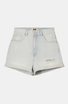 Женские голубые джинсовые шорты Голубой 36 Tally Weijl SSHDEMOMI