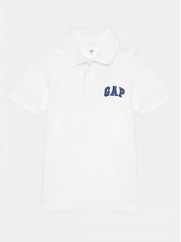 Gap Поло 843607-01 Білий Regular Fit Gap Поло 843607-01 Білий Regular Fit