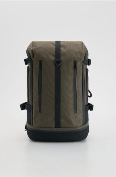 Reserved - Рюкзак із водонепроникного матеріалу - пильно-зелений - 858FD-97X
