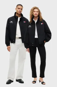 Черная ветровка TH x Cadillac Formula 1® Team (унисекс) Черный XL Tommy Hilfiger MN0MN00113