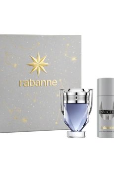 Парфюмированный набор мужской Rabanne Invictus Set (туалетная вода, 100 мл + дезодорант, 150 мл + туалетная вода, 10 мл)