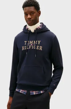 Мужское темно-синее худи ICON INTECHNO HOODY Синий XL Tommy Hilfiger MW0MW42528