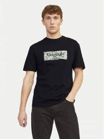 Jack&Jones Футболка Lafayette 12250436 Чорний Relaxed Fit Jack&Jones Футболка Lafayette 12250436 Чорний Relaxed Fit
